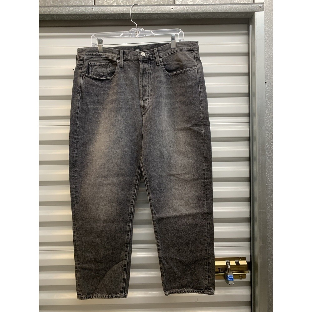 NWT Edwin Hana Classic Straight Crop Jean for Women Black Wash 34 x 25